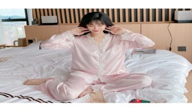 Photo of Features of Bride and Groom Silk Sleepwear